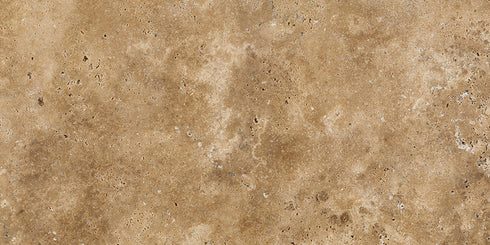 Walnut Travertine Filled & Honed Wall and Floor Tile 6x12"